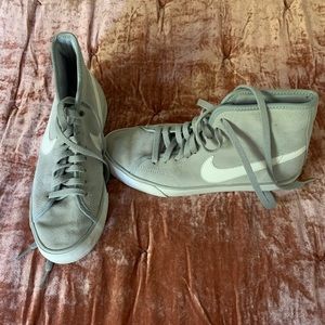 Grey High Top Nikes